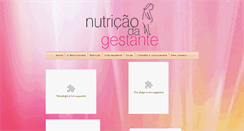 Desktop Screenshot of nutricaodagestante.com.br